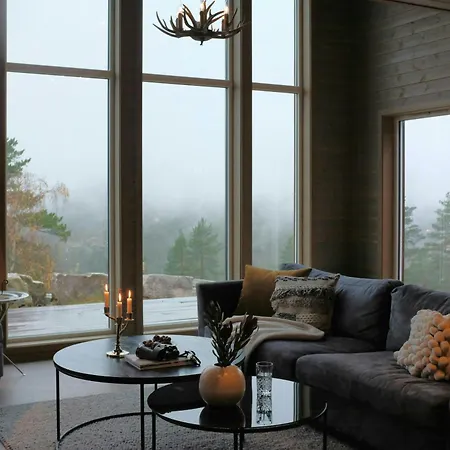 Дом отдыха Modern With Gaustatoppen Views Near Oslo *