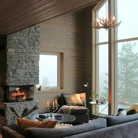 Дом отдыха Modern With Gaustatoppen Views Near Oslo Tuddal